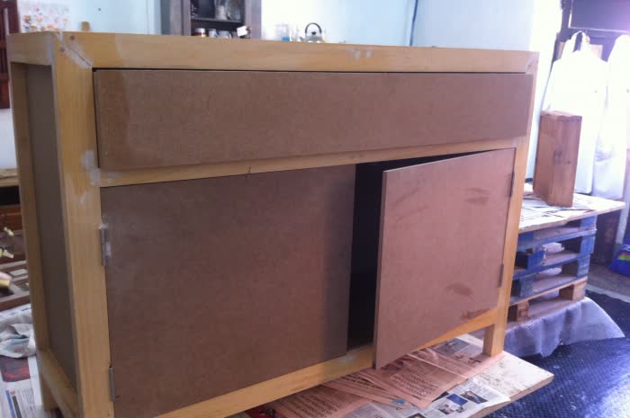 Pintura decorativa - antes
